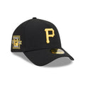 Pittsburgh Pirates MLB Team Side Black 59FORTY A-Frame Fitted Cap-kentox