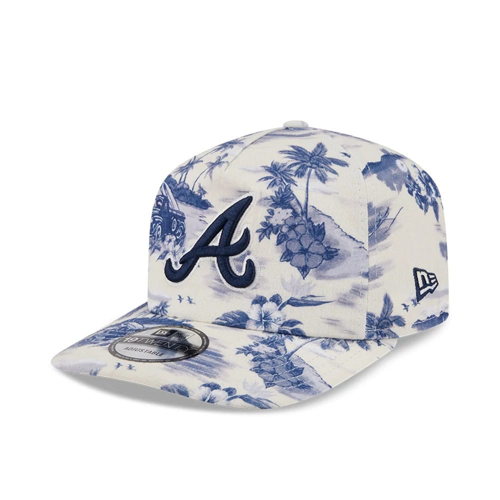 Atlanta Braves MLB Tropics Navy 19TWENTY Adjustable Cap-kentox