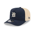 Detroit Tigers MLB Grained Navy 9FIFTY A-Frame Snapback Adjustable Cap-kentox