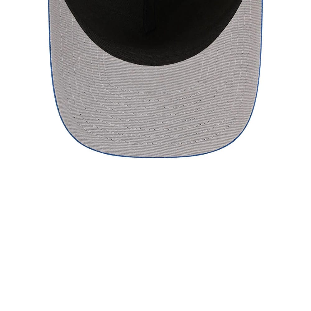 New York Mets MLB Grained Blue 9FIFTY A-Frame Snapback Adjustable Cap-kentox