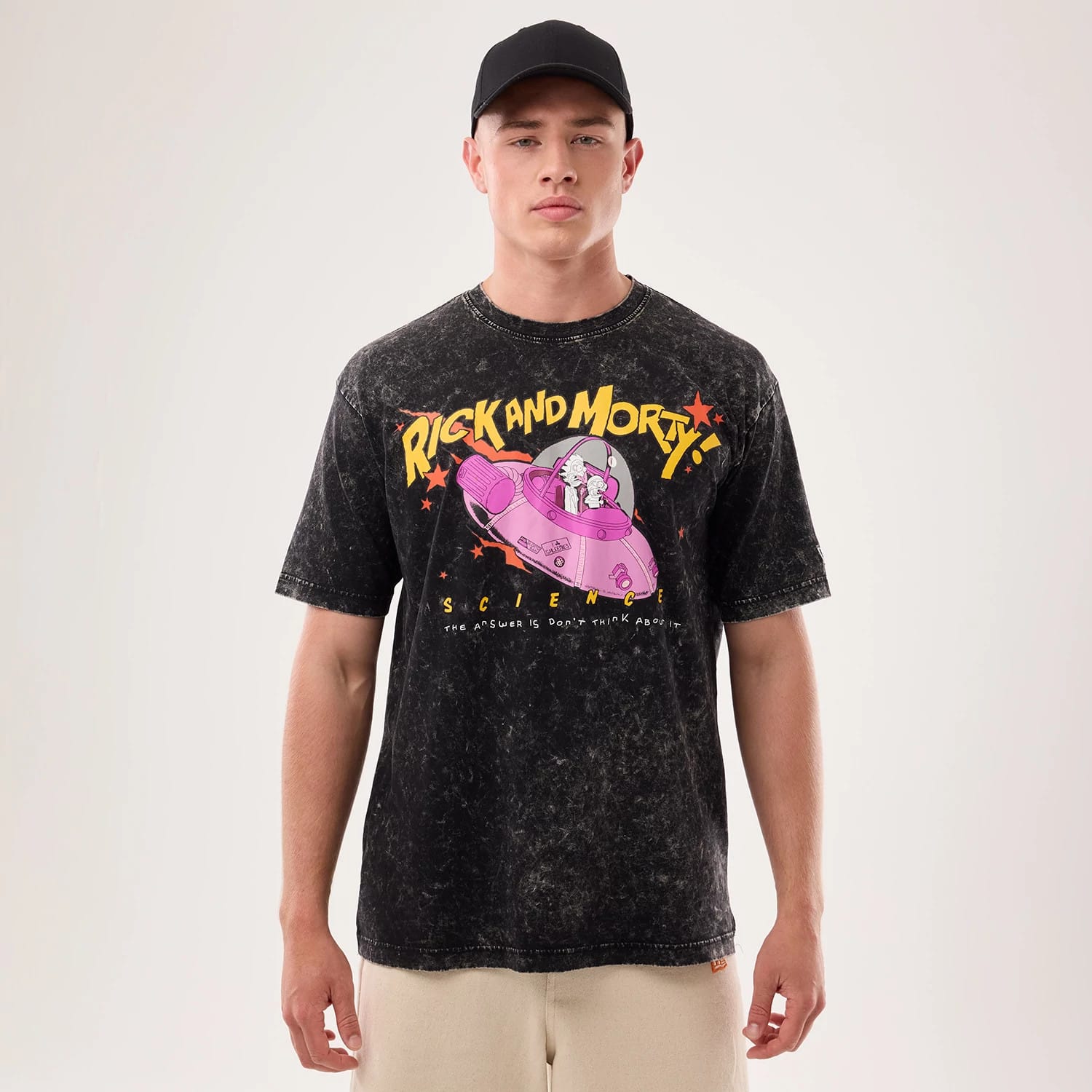 Rick And Morty Science Black T-Shirt-kentox