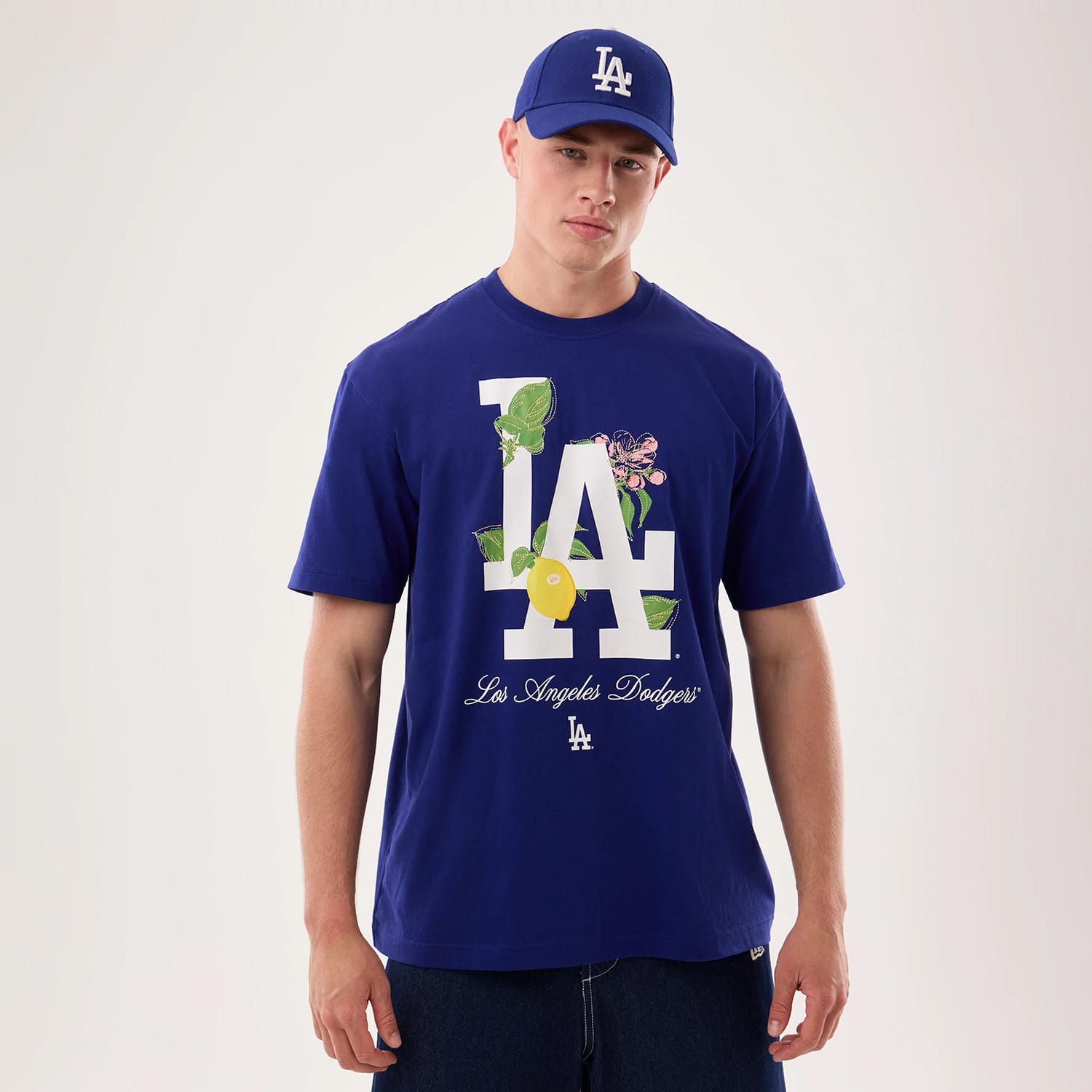 LA Dodgers MLB Life Graphic Dark Blue T-Shirt-kentox