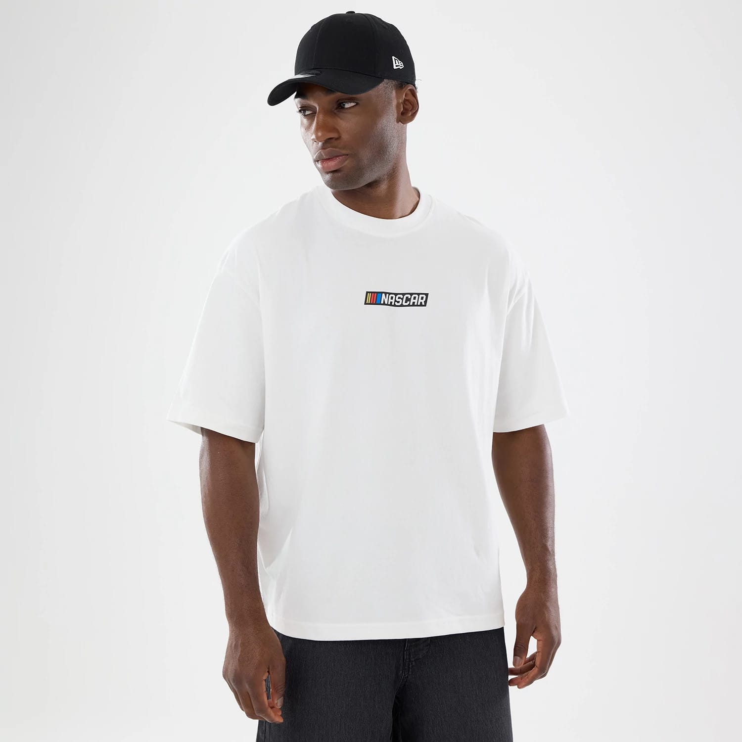 Nascar Logo White T-Shirt-kentox