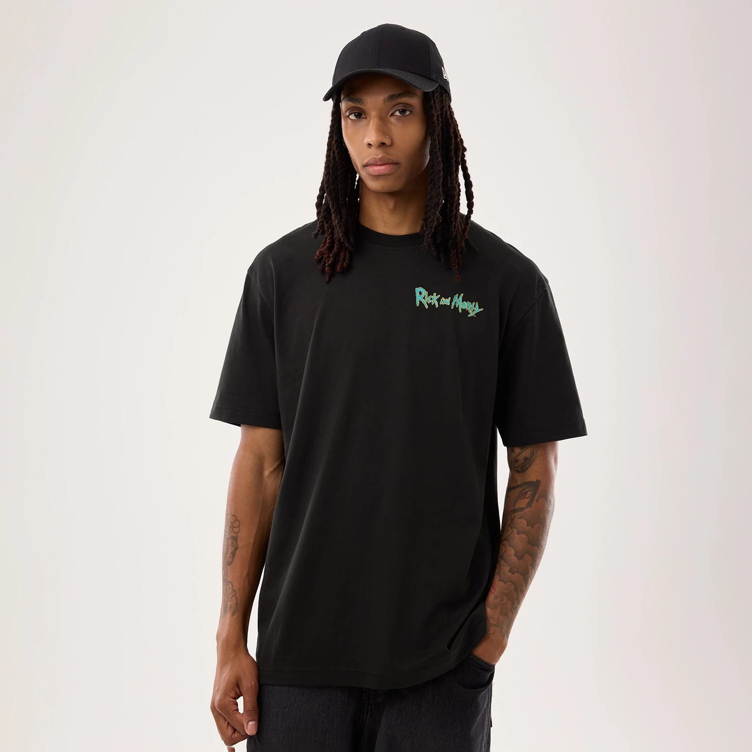 Rick And Morty Black T-Shirt-kentox