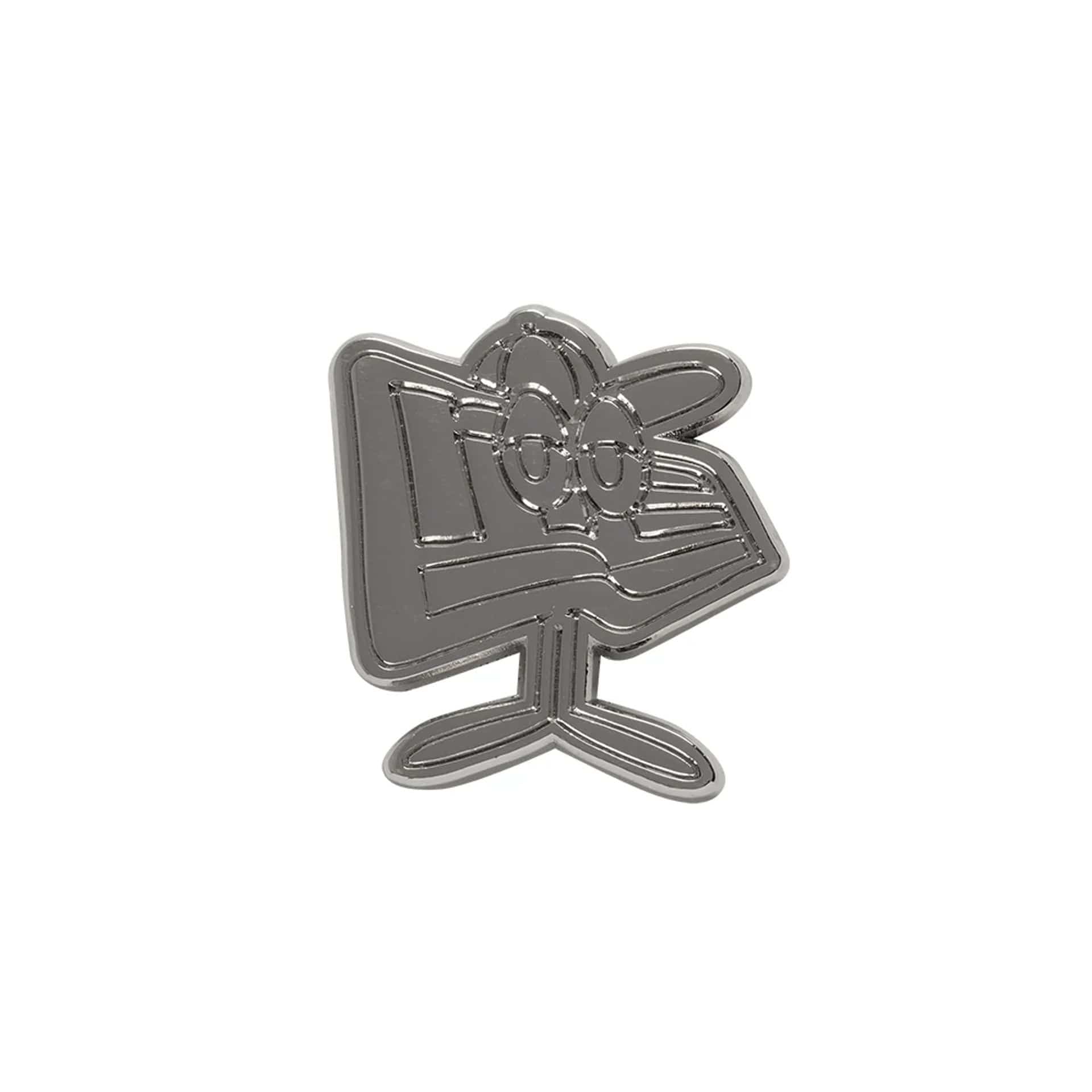 New Era Flag Character Silver Pin Badge-kentox