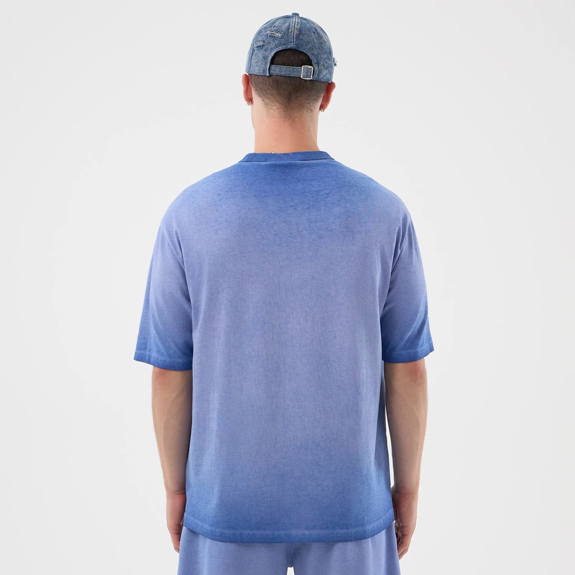 LA Dodgers MLB Washed Logo Pastel Blue T-Shirt-kentox