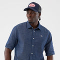 New Era Denim Blue Short Sleeve Shirt-kentox