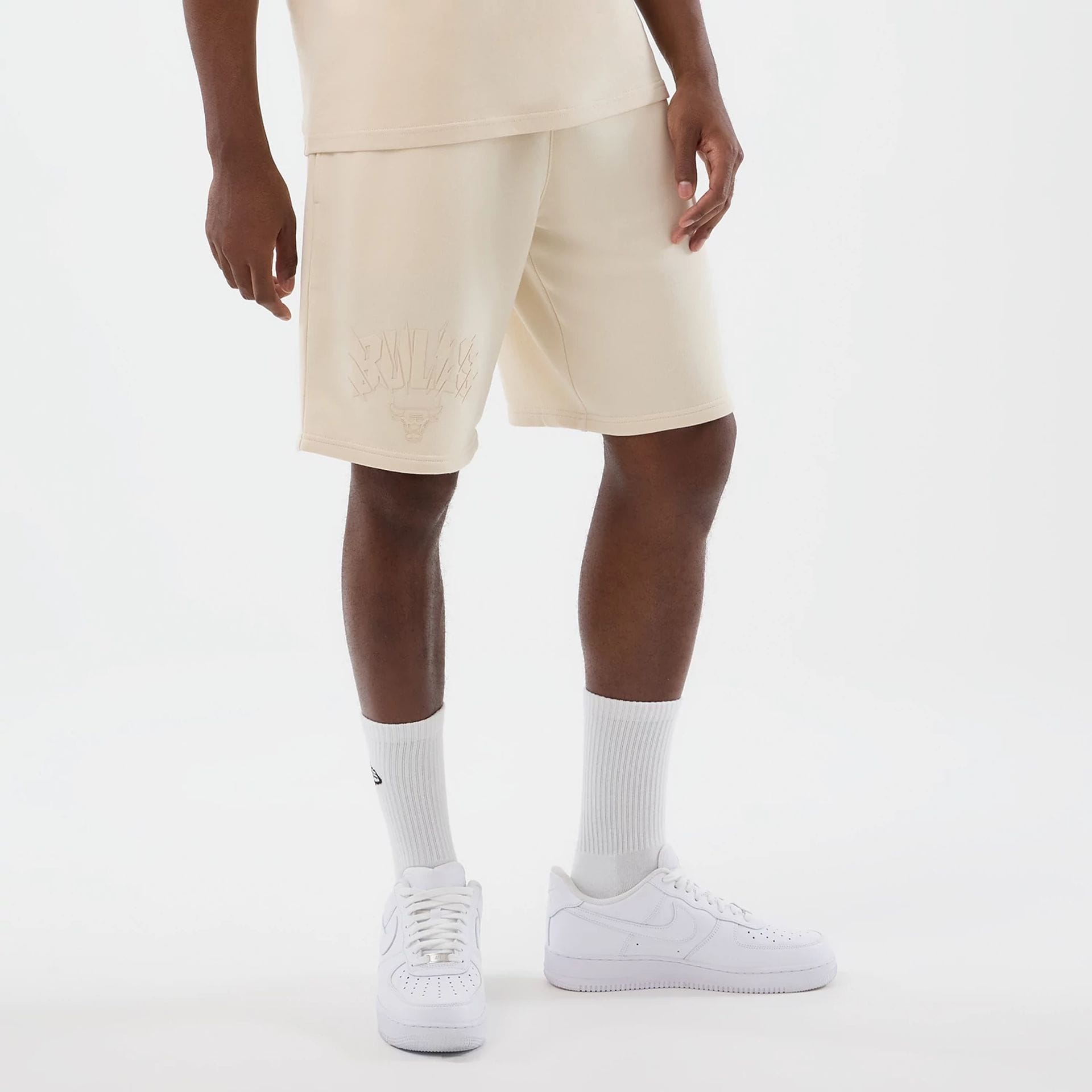 Chicago Bulls NBA Core Plus Light Beige Shorts-kentox