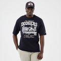 LA Dodgers MLB Slub Navy Oversized T-Shirt-kentox