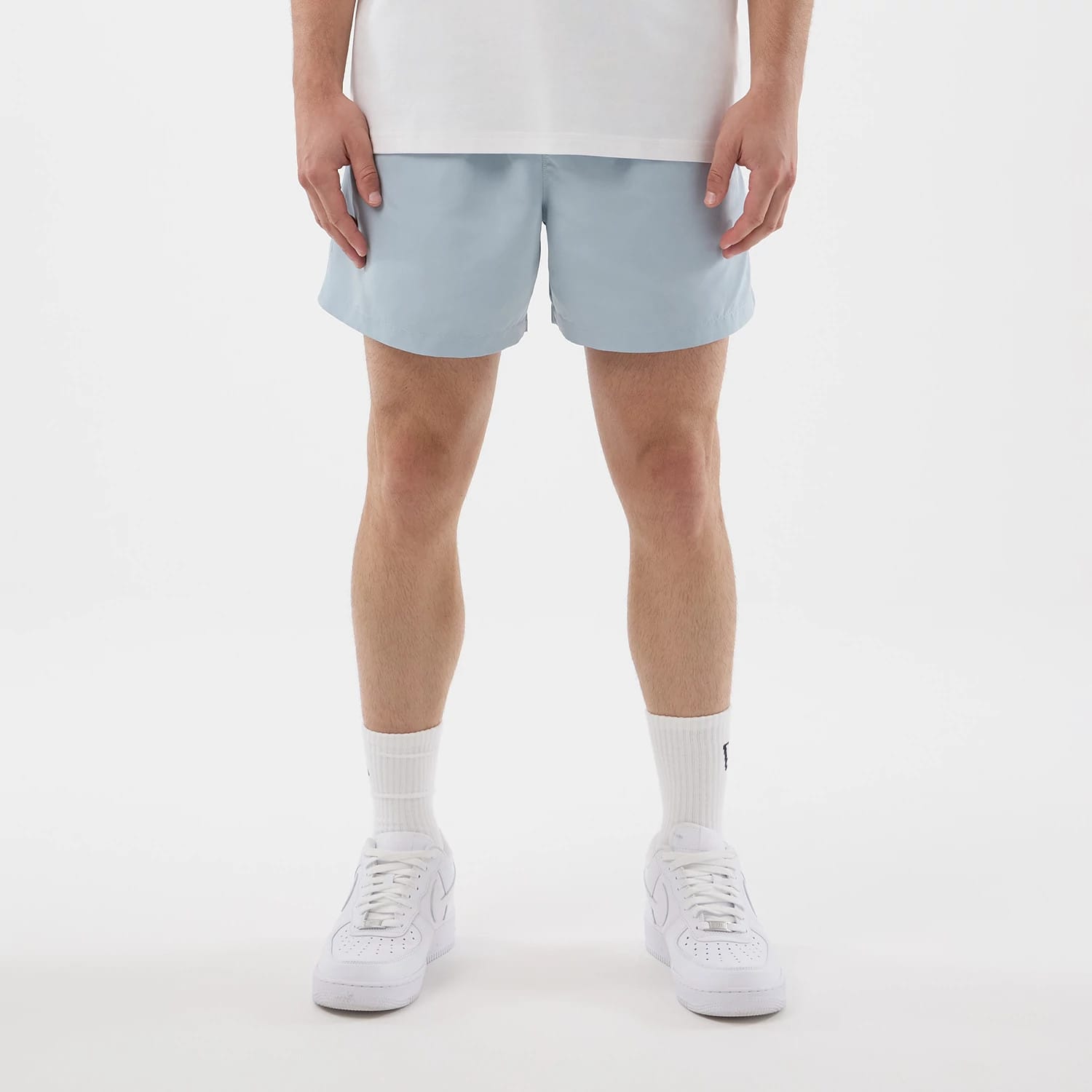 New Era Pastel Blue Swimming Shorts-kentox