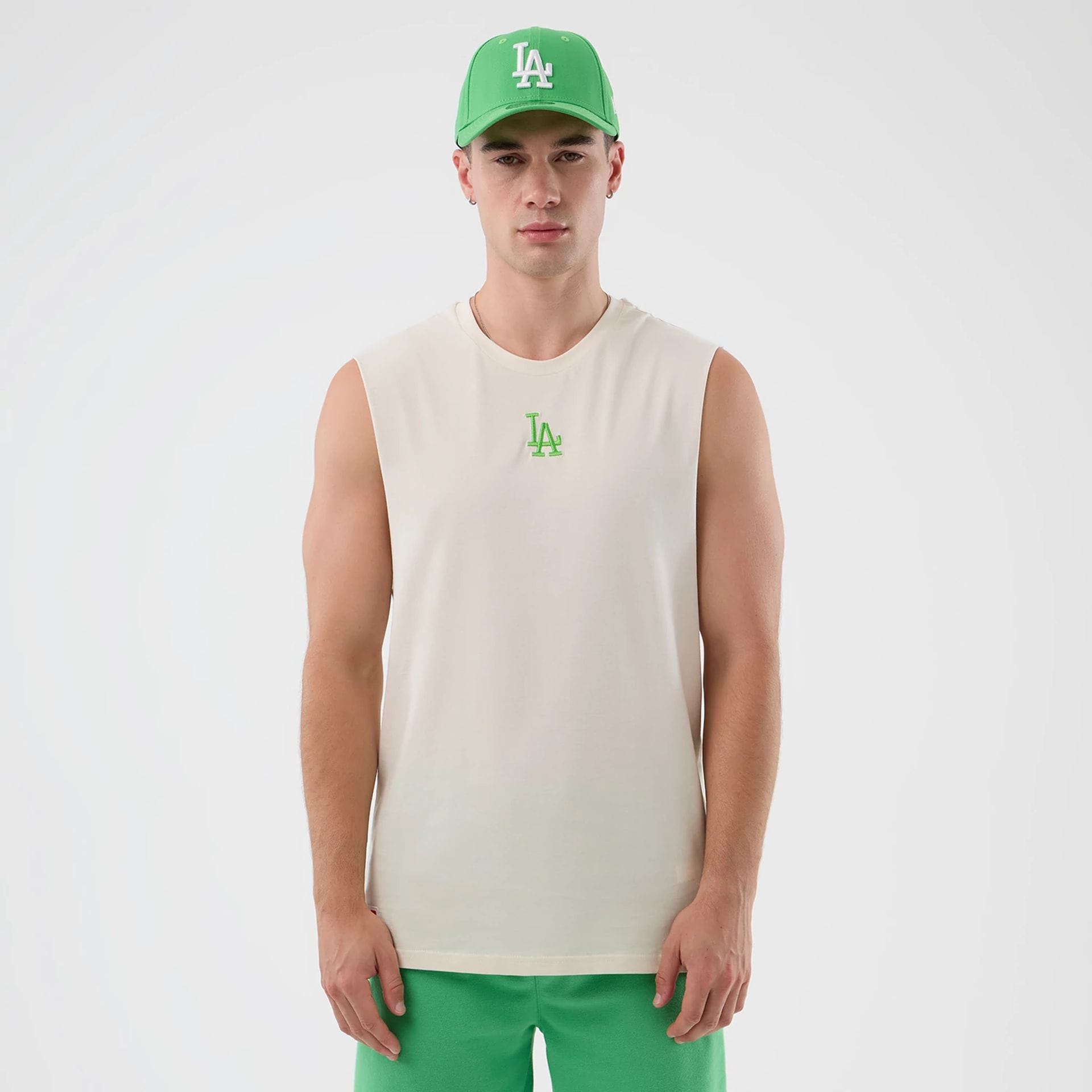 LA Dodgers MLB League Essential Open White Vest-kentox
