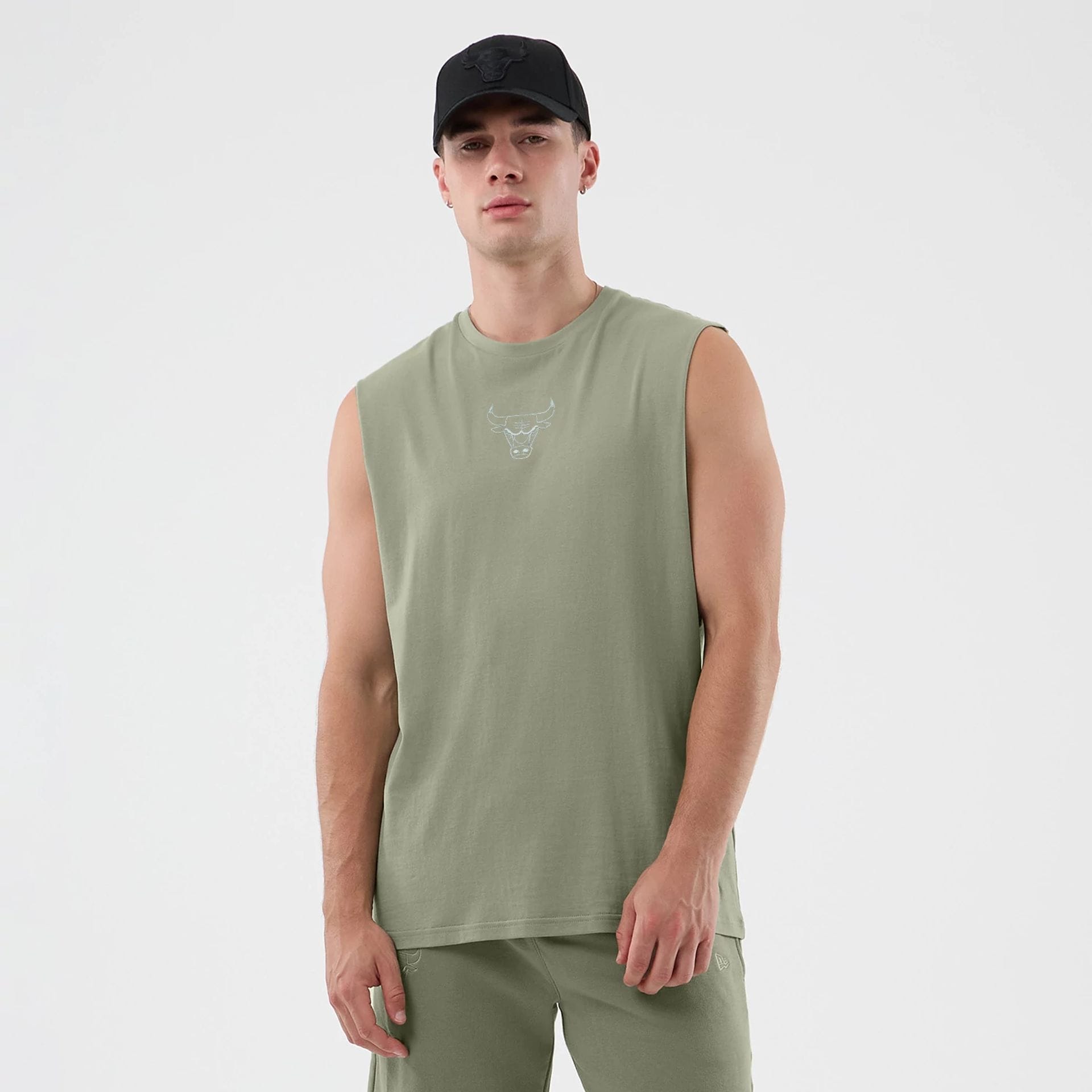 Chicago Bulls NBA League Essential Pastel Green Vest-kentox