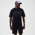 LA Lakers NBA Core Plus Navy Oversized T-Shirt-kentox