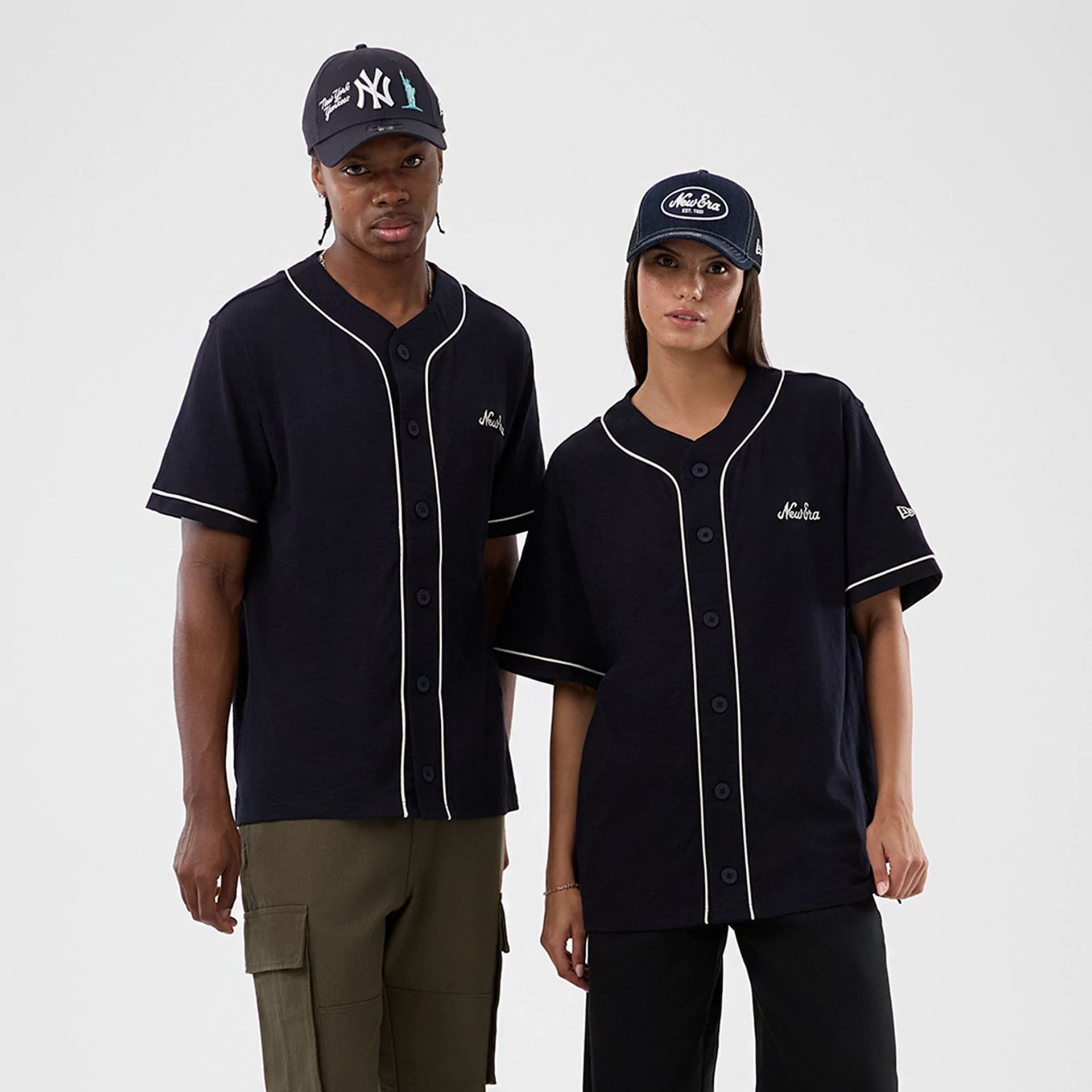 New Era Slub Navy Baseball Jersey-kentox