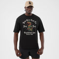 New Era Serpent Graphic Black Oversized T-Shirt-kentox