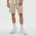 New Era Football Light Beige Shorts-kentox