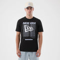 New Era Logo Graphic Black T-Shirt-kentox