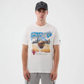 Chicago Bulls NBA Beach Graphic White T-Shirt-kentox