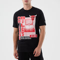 Chicago Bulls NBA Graphic Black T-Shirt-kentox