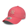 New York Yankees Womens MLB League Essential Pink 9TWENTY Adjustable Cap-kentox