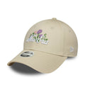 Womens New Era Beaded Light Beige 9FORTY Adjustable Cap-kentox