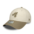 Womens New Era Linen Beige 9TWENTY Adjustable Cap-kentox