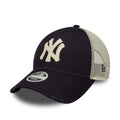 New York Yankees Womens MLB Navy 9TWENTY Trucker Adjustable Cap-kentox