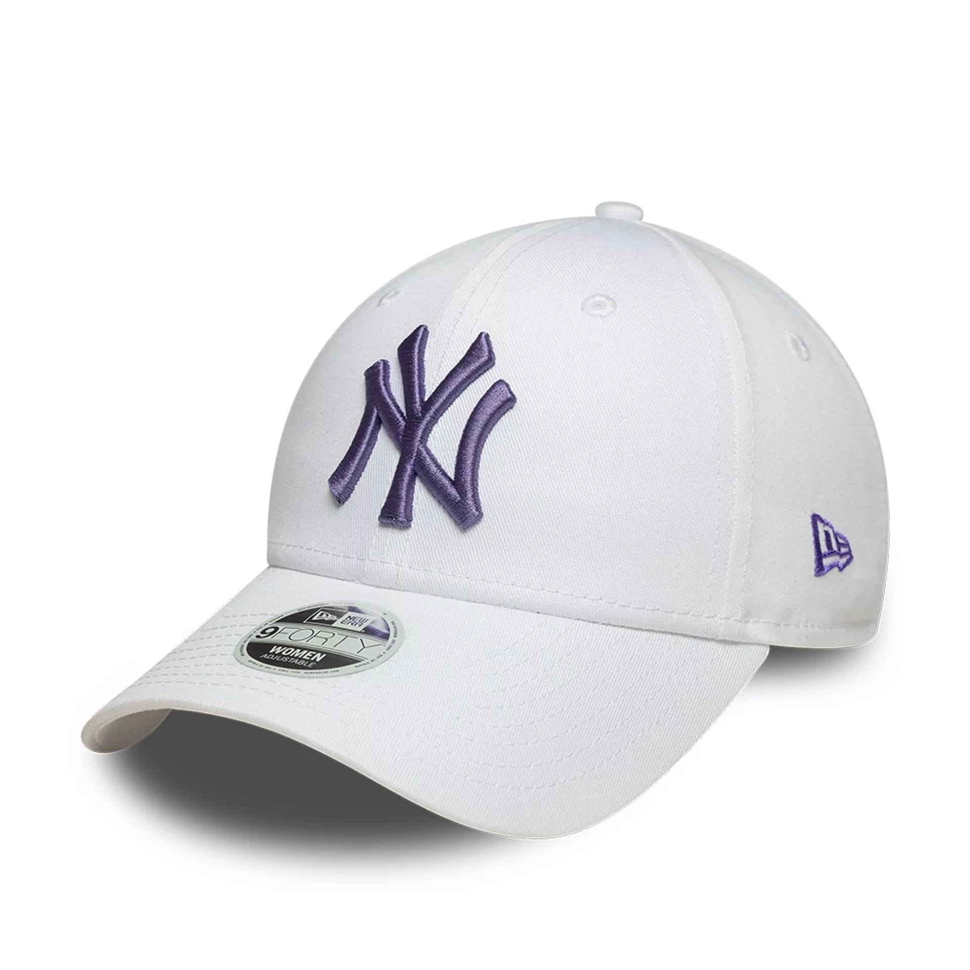 New York Yankees Womens MLB League Essential White 9FORTY Adjustable Cap-kentox