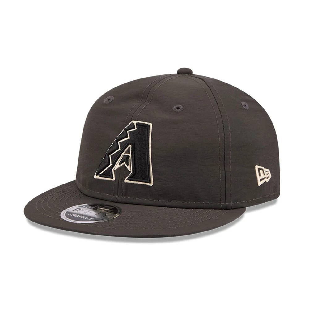 Arizona Diamondbacks MLB Nylon Black Retro Crown 9FIFTY Adjustable Cap-kentox
