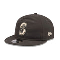 Seattle Mariners MLB Nylon Black Retro Crown 9FIFTY Adjustable Cap-kentox