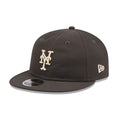 New York Mets MLB Nylon Black Retro Crown 9FIFTY Adjustable Cap-kentox