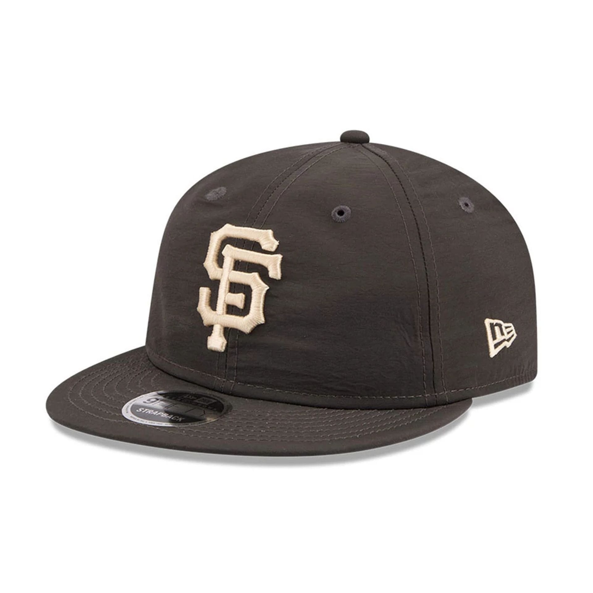 San Francisco Giants MLB Nylon Black Retro Crown 9FIFTY Adjustable Cap-kentox