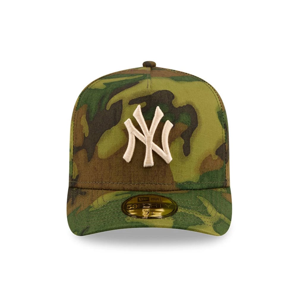New York Yankees MLB Ripstop Camo 59FORTY A-Frame Fitted Cap-kentox