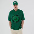 Boston Celtics NBA Mesh Green Oversized T-Shirt-kentox