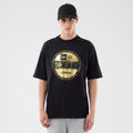 New Era Sticker Lisbon Black Oversized T-Shirt-kentox