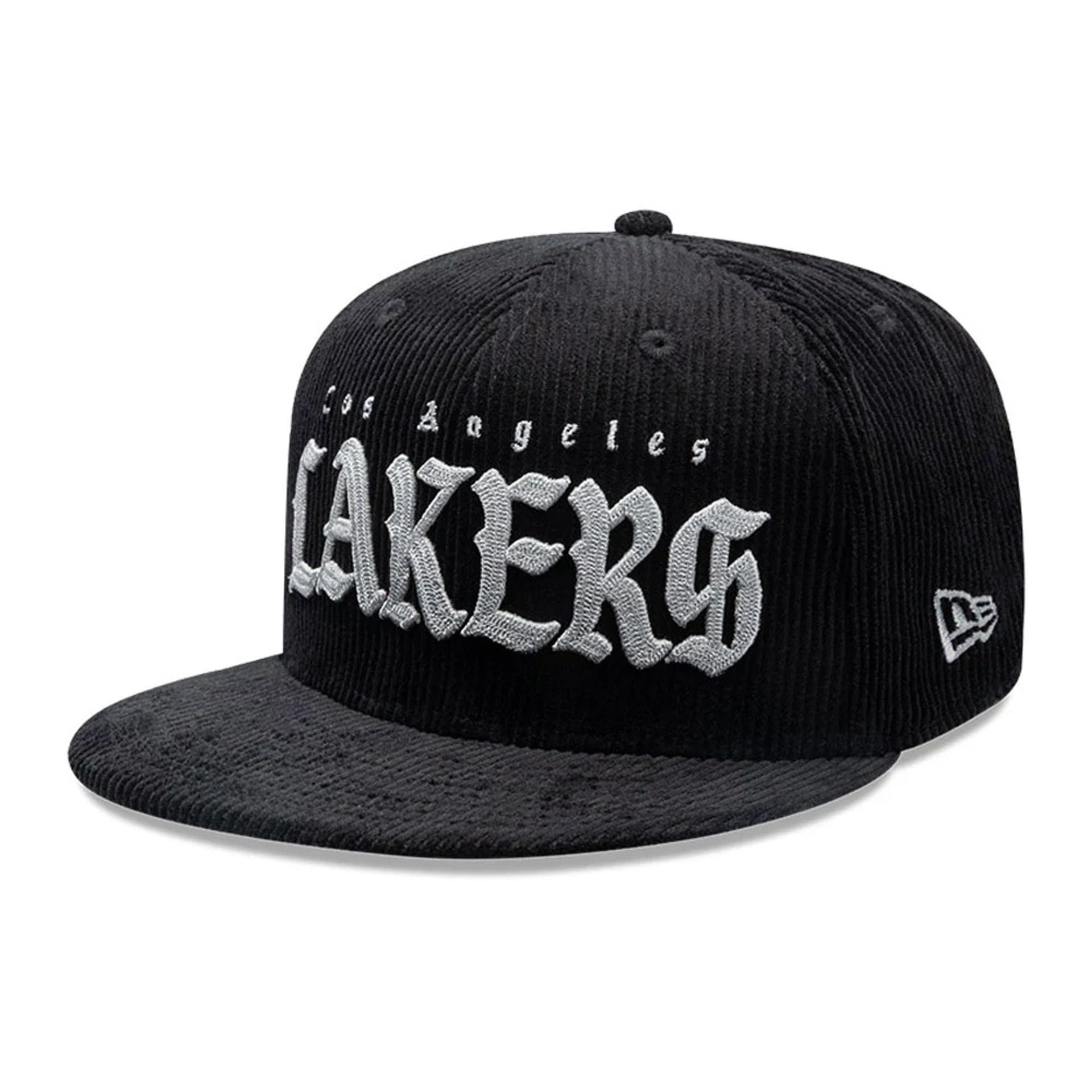 LA Lakers NBA Old English Black 9FIFTY Snapback Cap-kentox