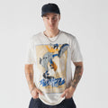 LA Dodgers MLB X Looney Tunes Cream T-Shirt-kentox