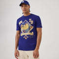 LA Dodgers MLB X Looney Tunes Dark Blue T-Shirt-kentox