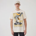 New York Yankees MLB X Looney Tunes Cream T-Shirt-kentox