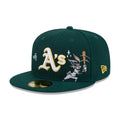 Athletics MLB X Looney Tunes Bugs Bunny Dark Green 59FIFTY Fitted Cap-kentox