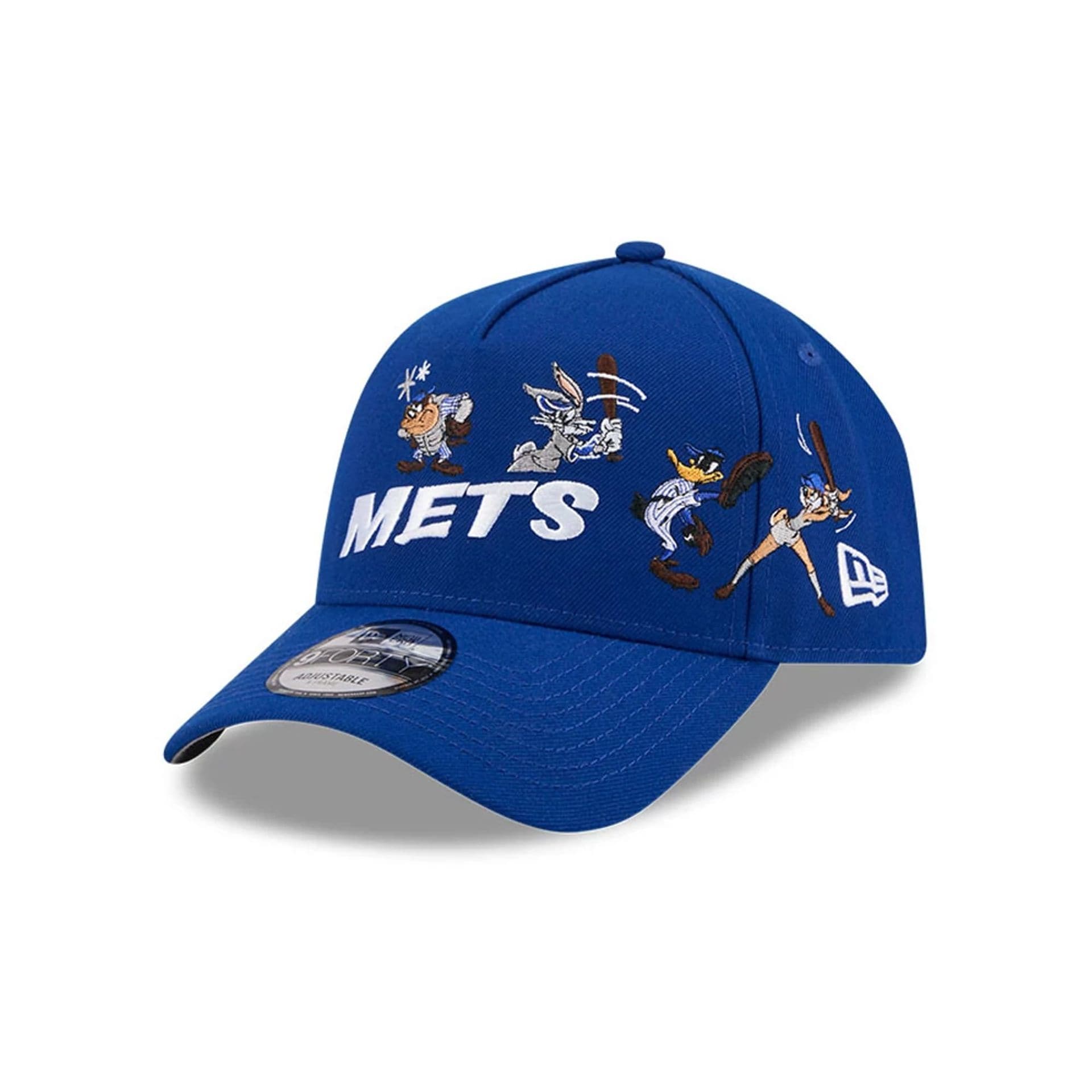 New York Mets MLB X Looney Tunes Blue 9FORTY A-Frame Adjustable Cap-kentox