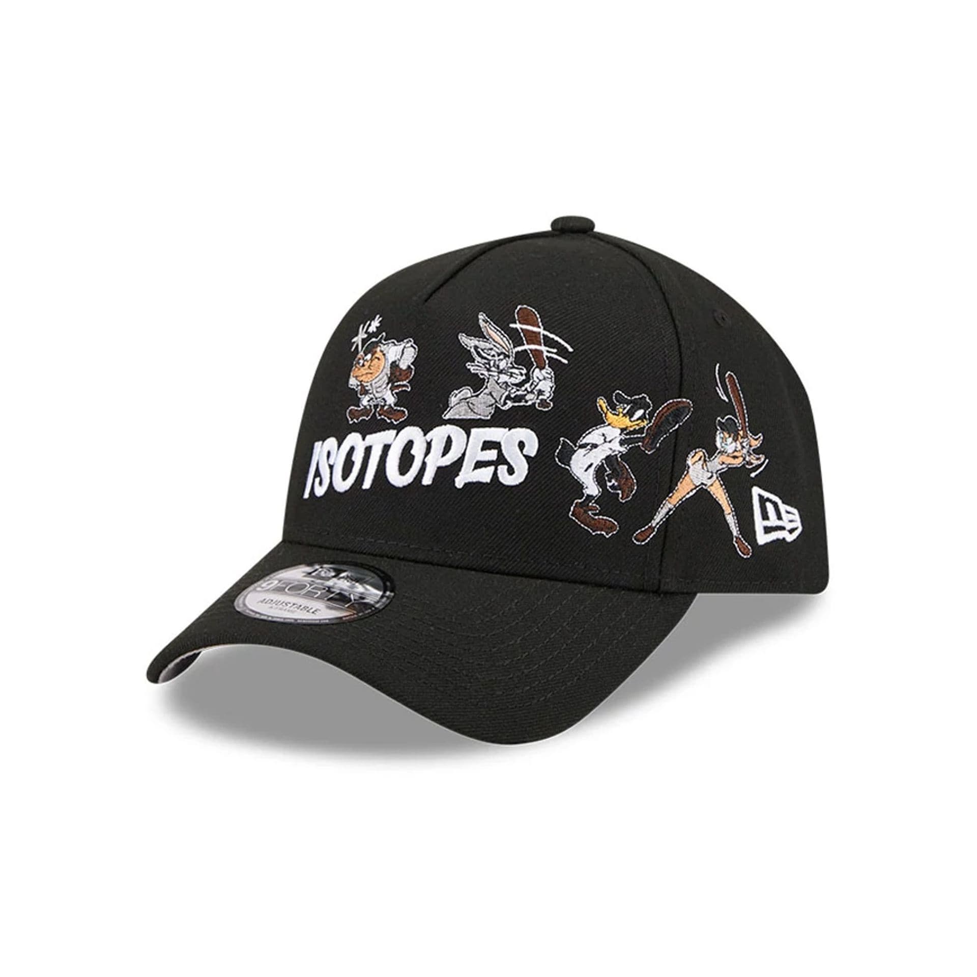 Albuquerque Isotopes MiLB X Looney Tunes Black 9FORTY A-Frame Adjustable Cap-kentox