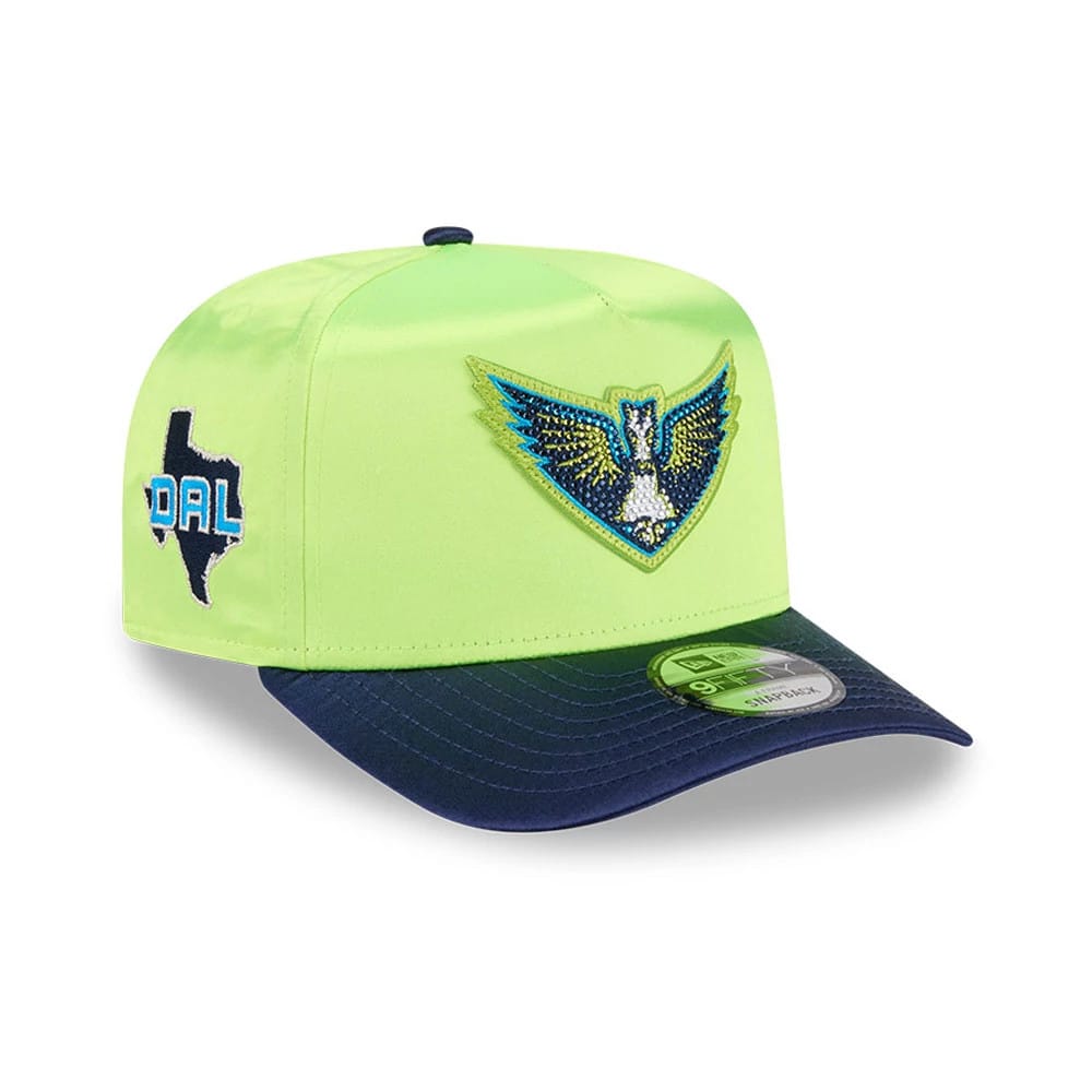 Wings WNBA Draft 2026 Bright Green 9FIFTY A-Frame Snapback Adjustable Cap-kentox