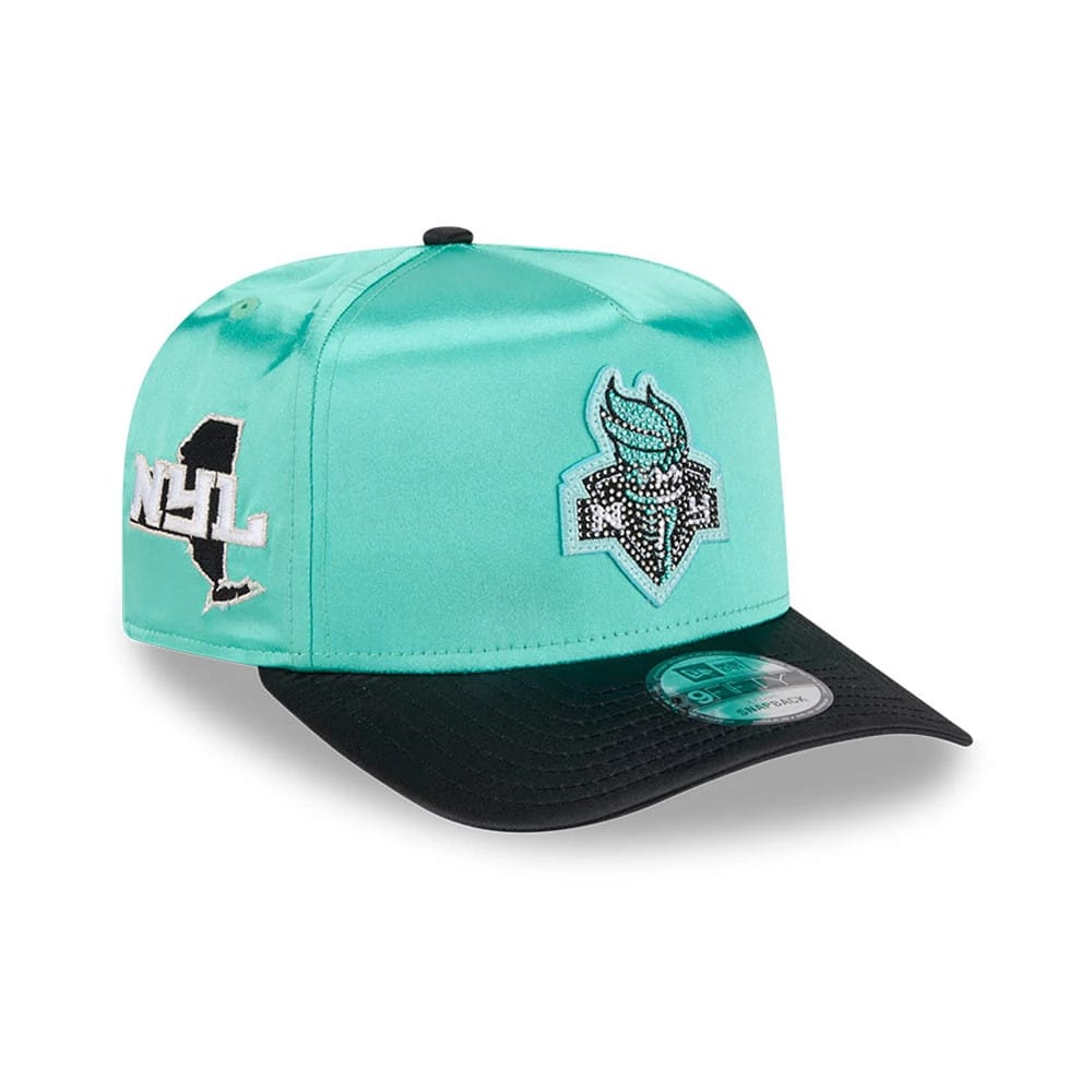 Liberty WNBA Draft 2026 Pastel Green 9FIFTY A-Frame Snapback Adjustable Cap-kentox