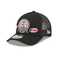 Red Wings NHL Stanley Cup Black 9FORTY M-Crown A-Frame Trucker Adjustable Cap-kentox