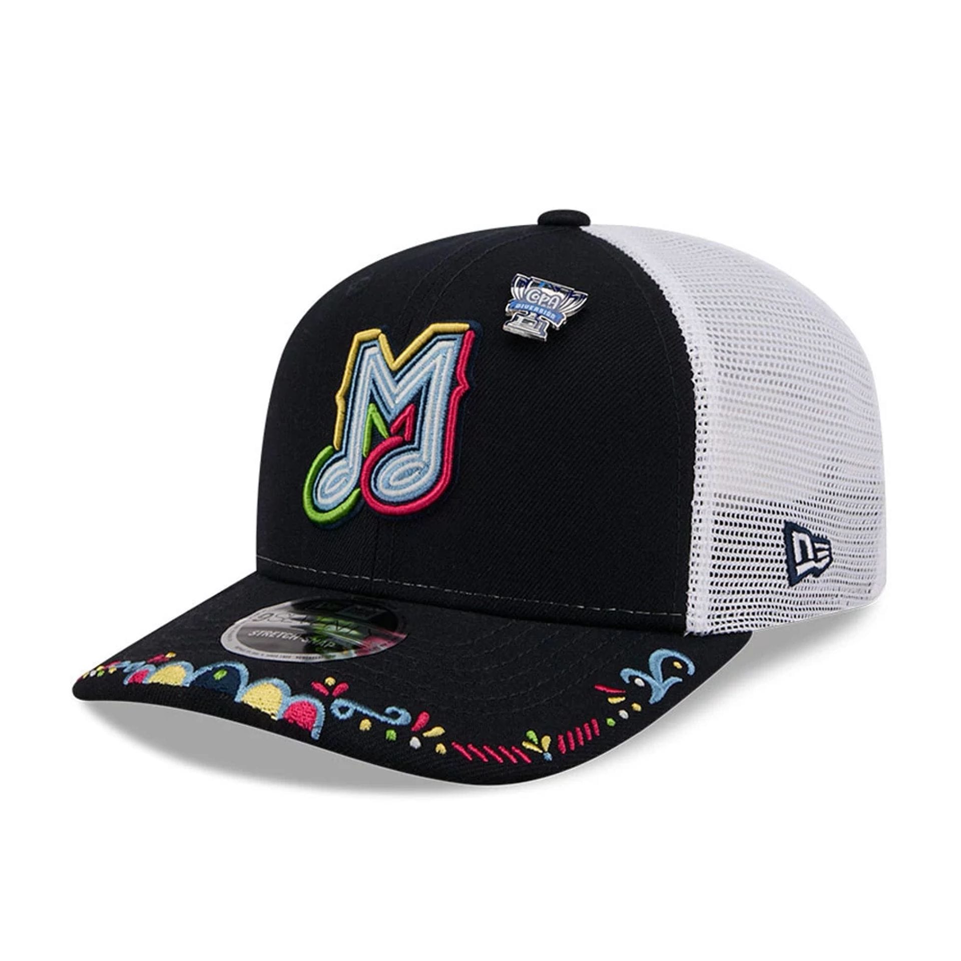 Memphis Redbirds MiLB La Copa 2026 Navy 9SEVENTY Stretch Snap Adjustable Cap-kentox
