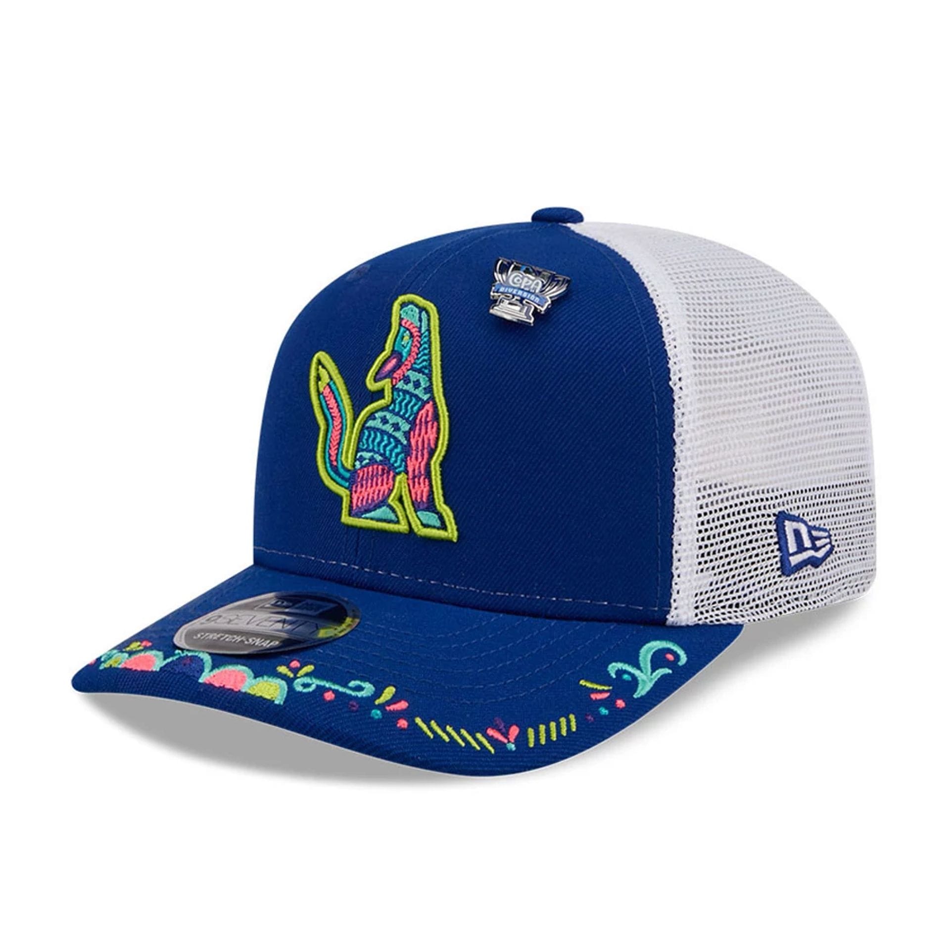 Hillsboro Hops MiLB La Copa 2026 Blue 9SEVENTY Stretch Snap Adjustable Cap-kentox
