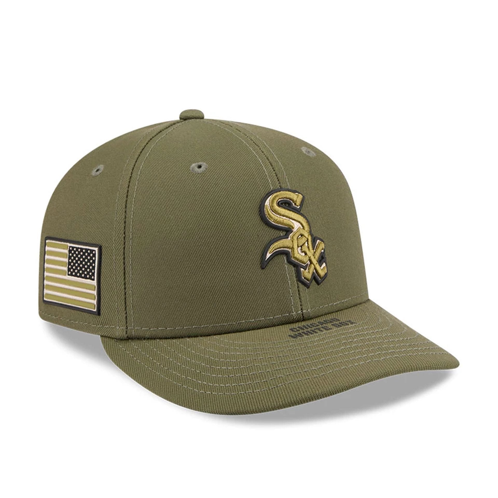 White Sox MLB Armed Forces Day 2026 Green Low Profile 59FIFTY Fitted Cap-kentox