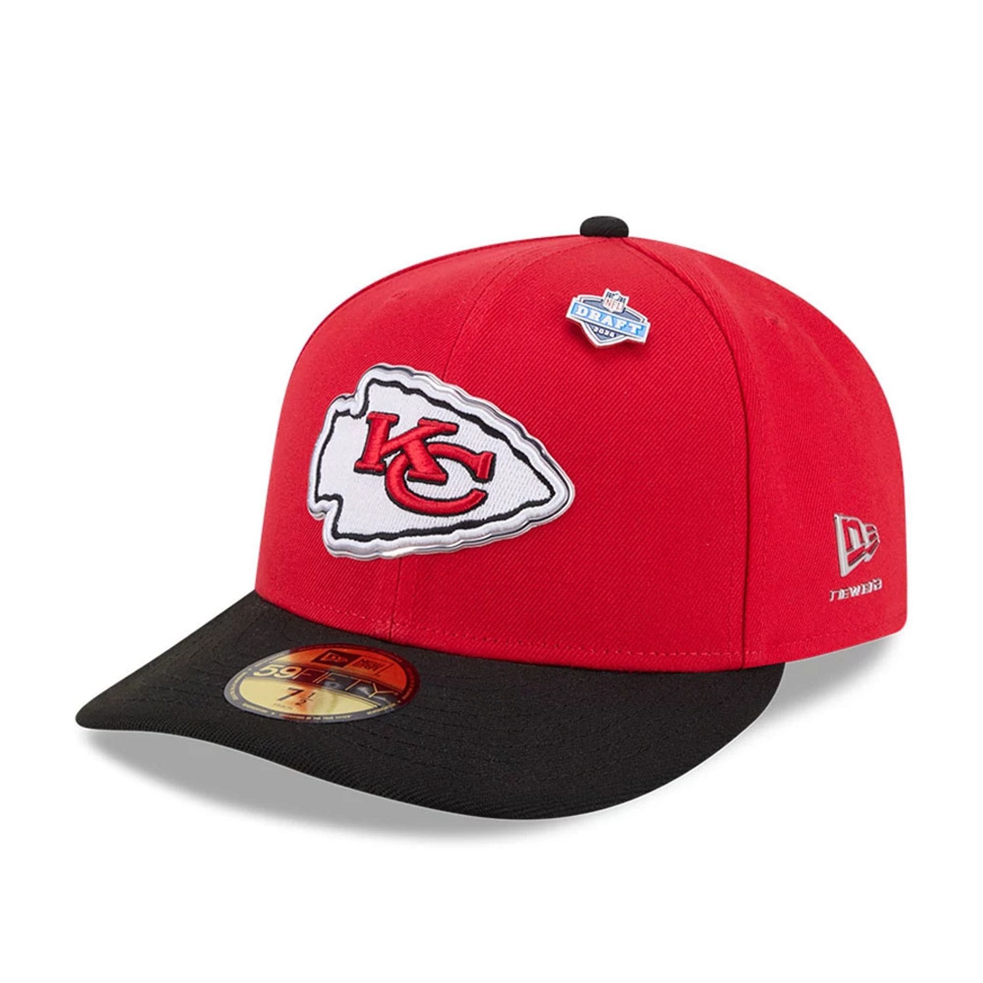 Kansas City Chiefs NFL Draft 2026 Red 59FIFTY Fitted Cap-kentox