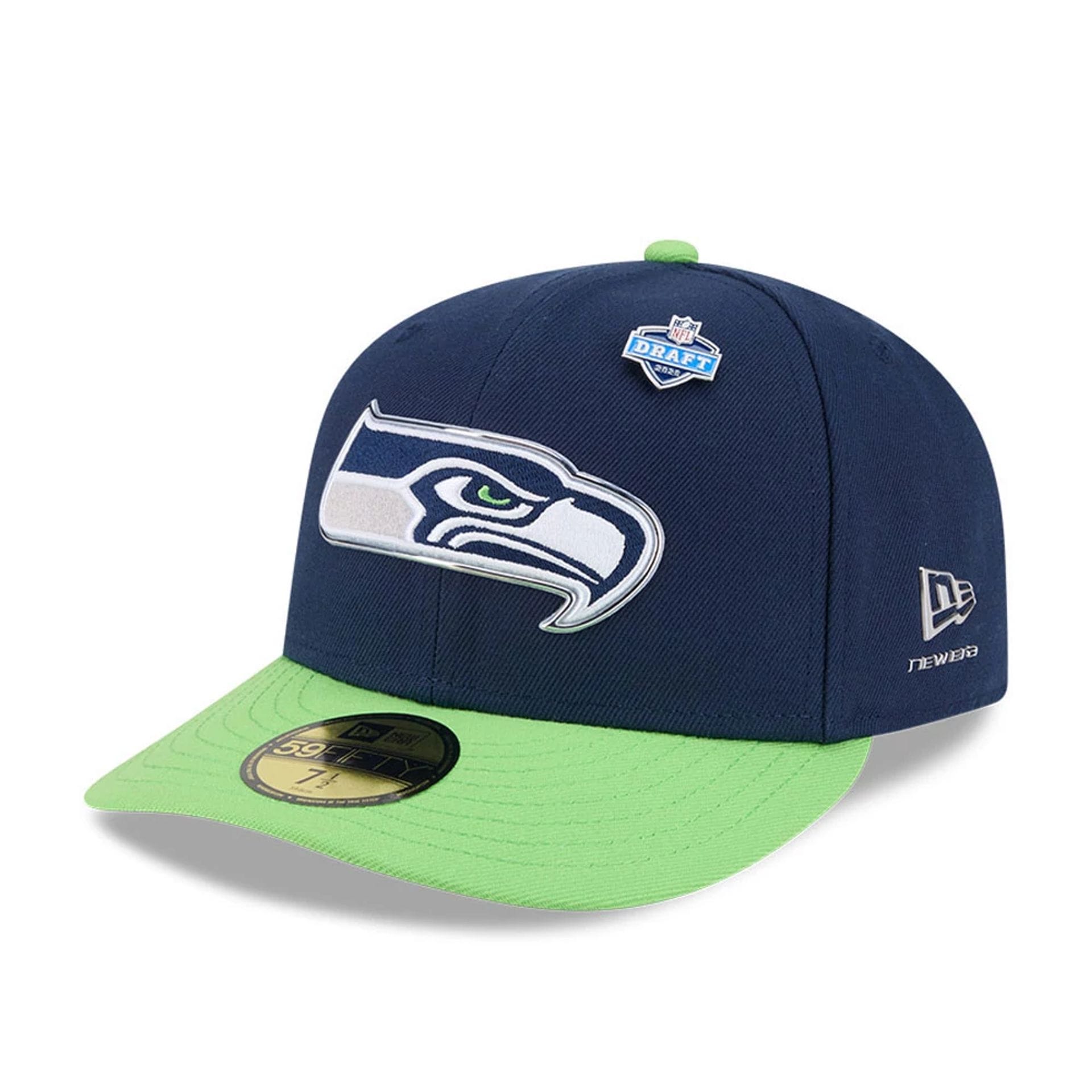 Seattle Seahawks NFL Draft 2026 Dark Blue 59FIFTY Fitted Cap-kentox